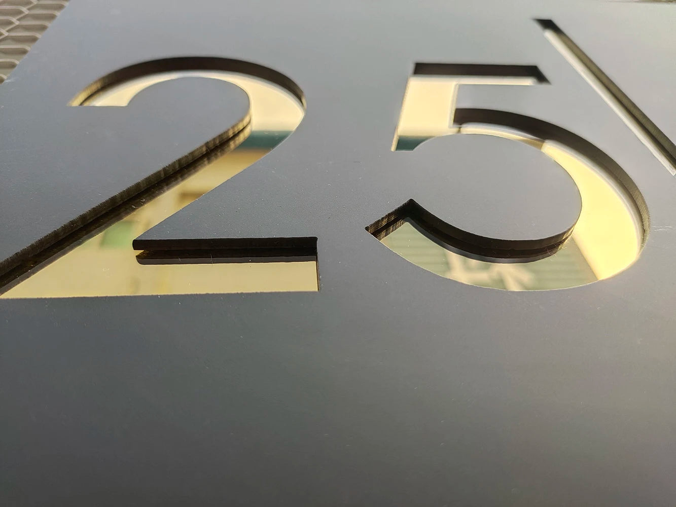 Customized Sign Outdoor House Numbers Plate Personalized House Number Plaque Modern Acrylic Laser Cut 3d Home Number