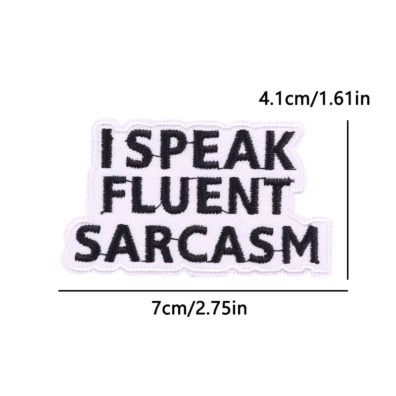 Colorful Letter Embroidered Patches For Clothes DIY Iron On Patches For Clothing DIY Cartoon Letter Slogan Patch Sew Stickers