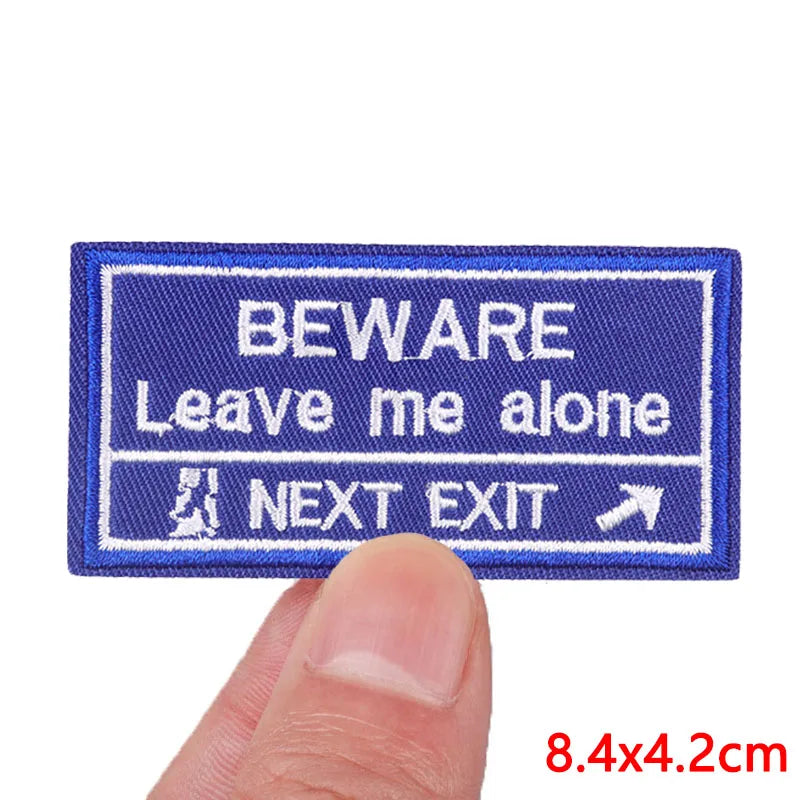 Colorful Letter Embroidered Patches For Clothes DIY Iron On Patches For Clothing DIY Cartoon Letter Slogan Patch Sew Stickers