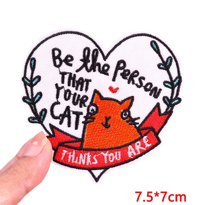 Colorful Letter Embroidered Patches For Clothes DIY Iron On Patches For Clothing DIY Cartoon Letter Slogan Patch Sew Stickers