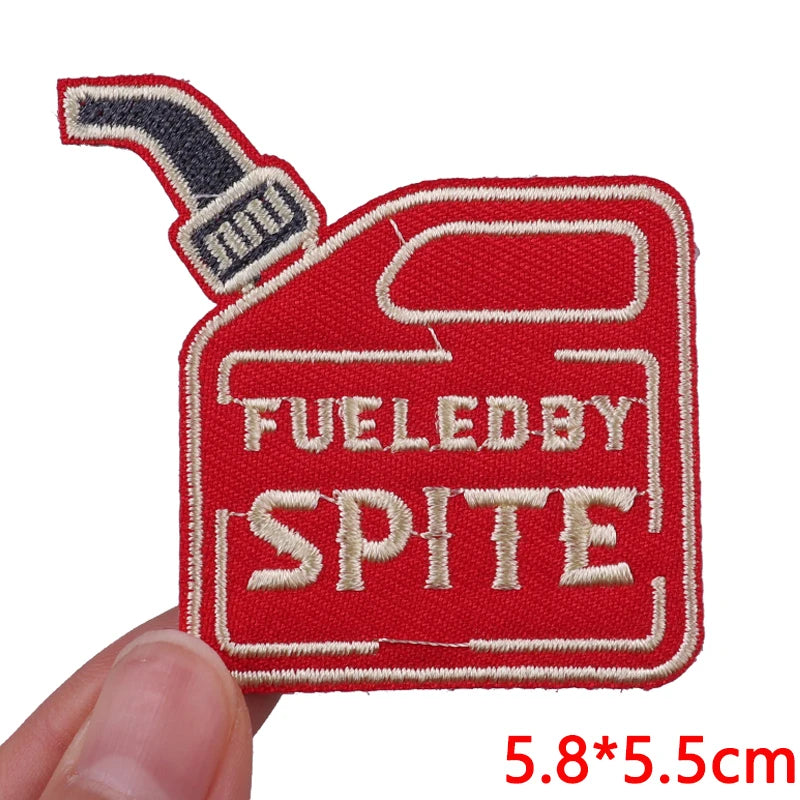 Colorful Letter Embroidered Patches For Clothes DIY Iron On Patches For Clothing DIY Cartoon Letter Slogan Patch Sew Stickers